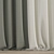 Polygonal Curtain Model Set 3D model small image 2