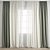 Polygonal Curtain Model Set 3D model small image 4