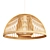 Sleek Bamboo Pendant Light 3D model small image 4