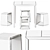  Areal Table & Low Stool 3D model small image 3