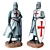 Vortex Crusader Figurine 3D model small image 1