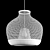 Handcrafted Bamboo Pendant Lamp 3D model small image 2