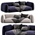  Modern Lotta Agaton Sofa 3D model small image 1