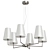 Evoluce Bellino SLE105903-06 Chandelier 3D model small image 2