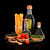 Mediterranean Wine & Olive Set 3D model small image 2