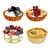  Berry Mini Cake Assortment 3D model small image 2