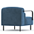 Mobboli Alpe Modern Armchair 2017 3D model small image 3