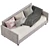 Sofa Bed Bristol in Two Colors 3D model small image 4