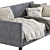 Sofa Bed Bristol in Two Colors 3D model small image 6