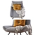 Modern Lounge Chair Open Road 3D model small image 6