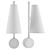 Satin Cone Wall Lamp by Benny Frandsen 3D model small image 2