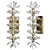 Elegant Lily Wall Sconce 3D model small image 1