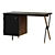 Gubi Grossman Bureau Desk Wood 3D model small image 1