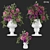 Elegant Floral Model 3D Kit 3D model small image 3