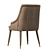 Elegant Cordoba Dining Chair with Brass Tips 3D model small image 3