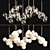 Italian Design Bolle Chandelier Glass 3D model small image 1