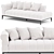 Luxurious Eichholtz Lounge Sofa 3D model small image 1