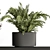 Mini Plant Pot Set 403 3D model small image 4