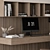  Stylish Home Office Furniture Set 3D model small image 2