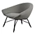 Felix Angular Armchair, Modern Design 3D model small image 5
