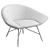 Felix Angular Armchair, Modern Design 3D model small image 6