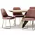  Modern Dining Set Table Chair 3D model small image 3