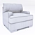 Stylish Ashley Mercado Chair 3D model small image 3