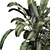 Tropical Plant Concrete Planter V2 3D model small image 6