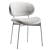 Modern Upholstered Chair in Millimeters 3D model small image 3