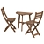 Folding Wall Table Set - ASKHOLMEN 3D model small image 2