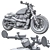 2021 Harley Sportster S Motorcycle 3D model small image 7