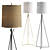 Elegant Tavares Floor Lamp Design 3D model small image 1