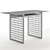 Modern Nyla Desk by Urban Outfitters 3D model small image 2