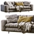 Modern Bonaldo AVARIT Sofa Model 3D model small image 1
