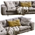 Modern Bonaldo AVARIT Sofa Model 3D model small image 2
