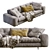 Modern Bonaldo AVARIT Sofa Model 3D model small image 4