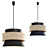 Dual Shade Pendant Light 3D model small image 1