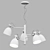 Modern Metal Gent Lamp Chrome 3D model small image 2
