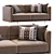Contemporary Sofa ARLOTT HIGH 3D model small image 3