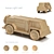 High-Poly Wooden Toy Car Model 3D model small image 4