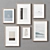 Modern Frame Collection - 6 Pieces 3D model small image 6