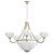 Elegant Nowodvorski Baron White Chandelier 3D model small image 1