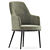 Modern MASSENET Chaise Armchair in 2017 3D model small image 3