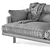 Linteloo George Fabric Sofa 3D model small image 5