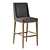 Sleek Leigh Armless Barstool 3D model small image 4