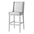 Sleek Leigh Armless Barstool 3D model small image 6