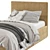 Modern Upholstered Bed 255 3D model small image 6
