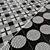 Chic B&W Deco Tiles Collection 3D model small image 5