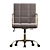 Elegant Office Chair 3D Model 3D model small image 2