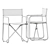 Portable Diabla Trip Folding Chair 3D model small image 4